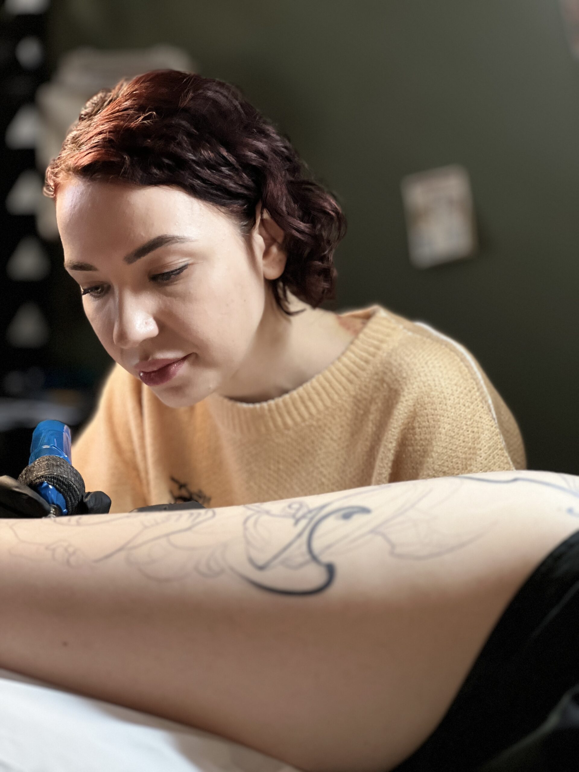 Xenia Annikina. Tattoo Artist Speakeasy Custom Tattoo Chicago Female Tattoo Artist